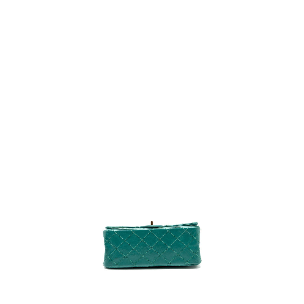 Chanel Mini 2.55 Reissue Flap Bag Calfskin Green