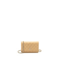 Chanel Classic Wallet on Chain Caviar Beige  (Microchip)
