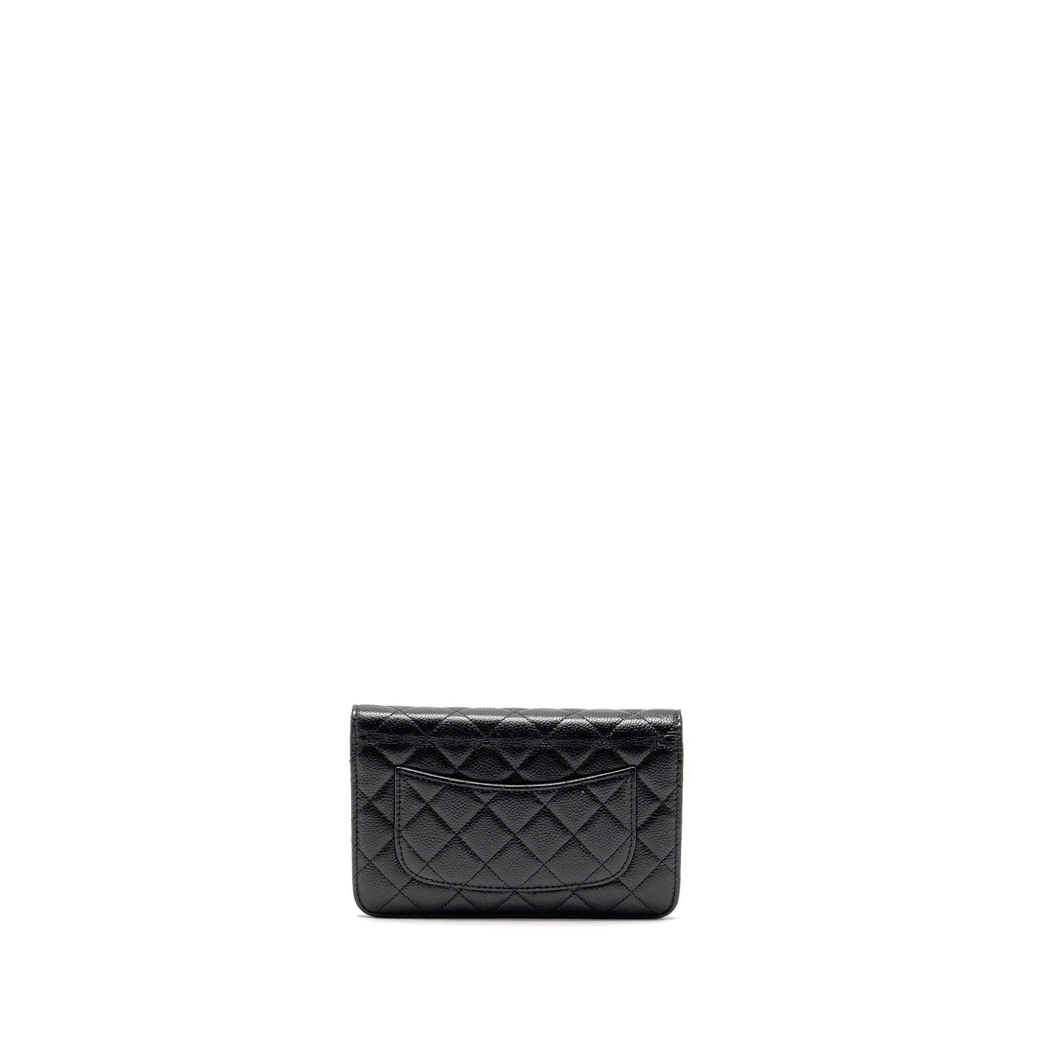 Chanel Classic Wallet On Chain Caviar Black
