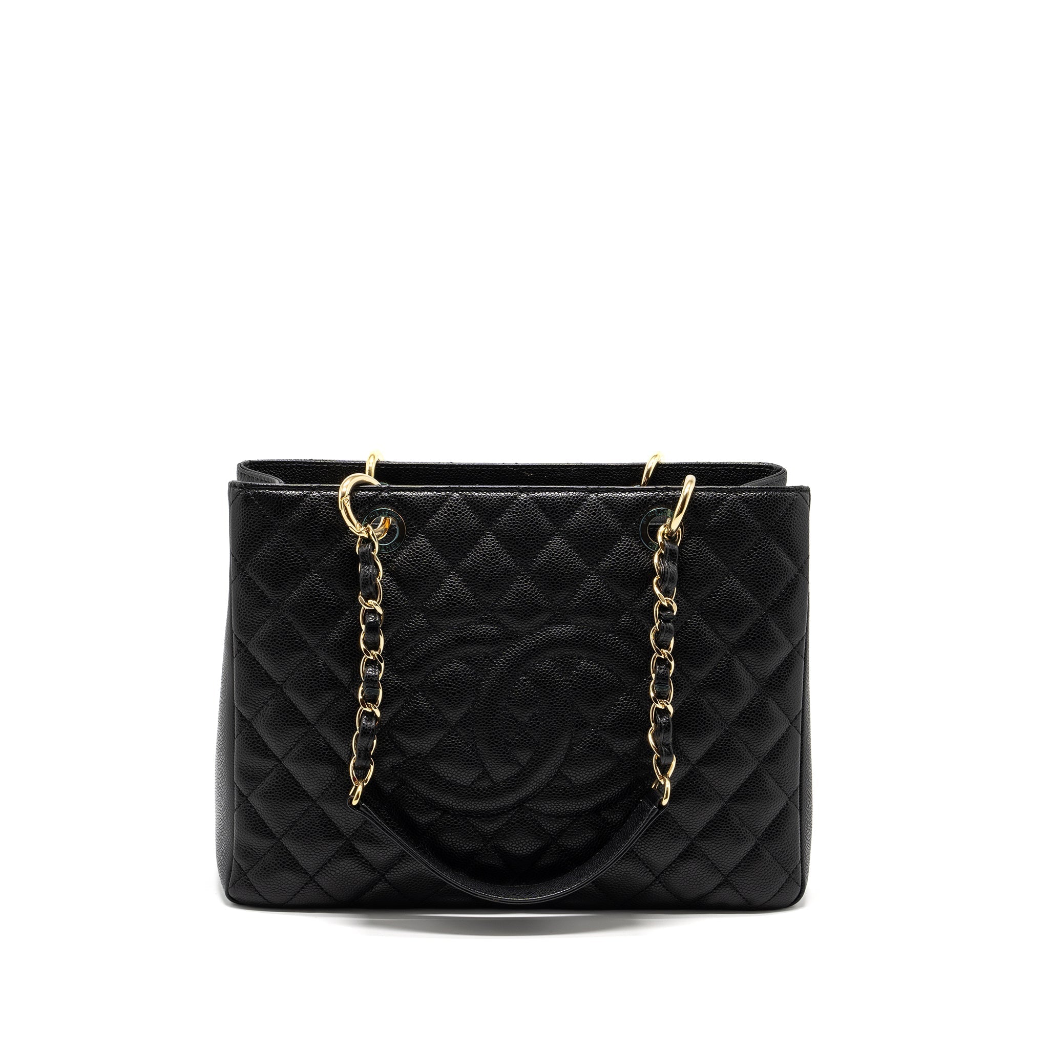 Chanel Grand Shopping Tote Bag Caviar Black