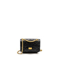 Chanel Mini 2.55 Reissue Aged Calfskin BLACK  (Microchip)