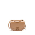 Chanel Coco Curve Flap Bag Calfskin Beige