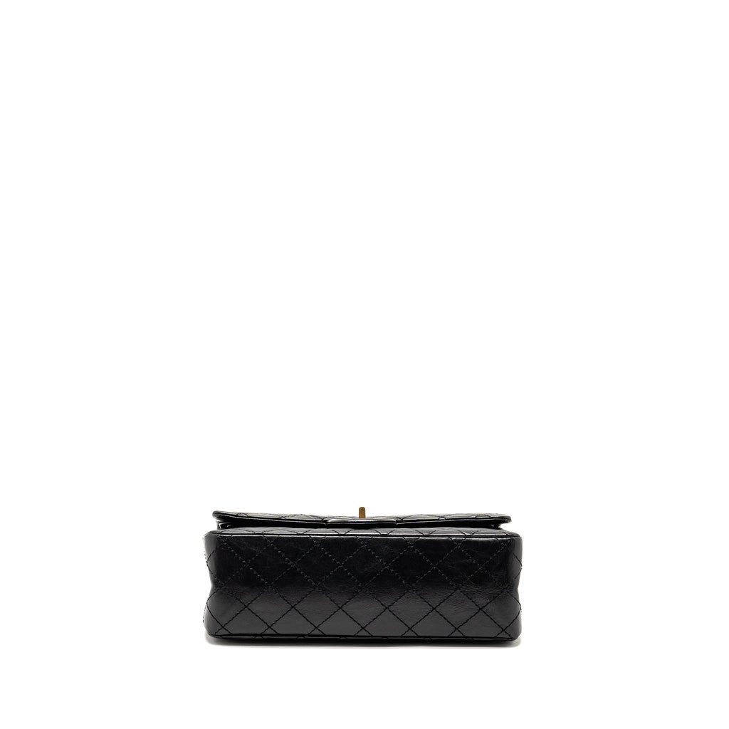 Chanel Small 2.55 Reissue Double Flap Bag Age Calfskin Black