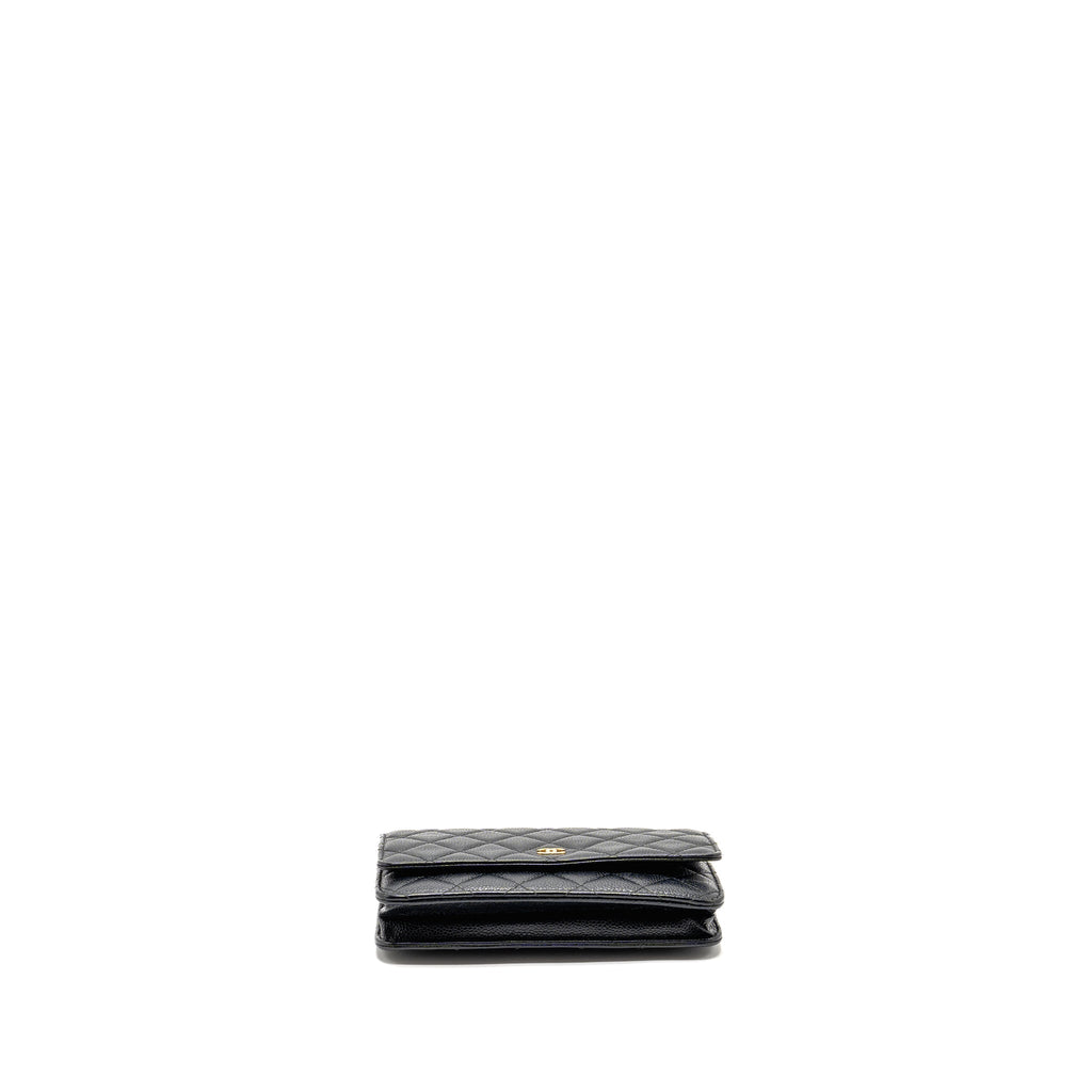 Chanel Classic Wallet On Chain Caviar Black