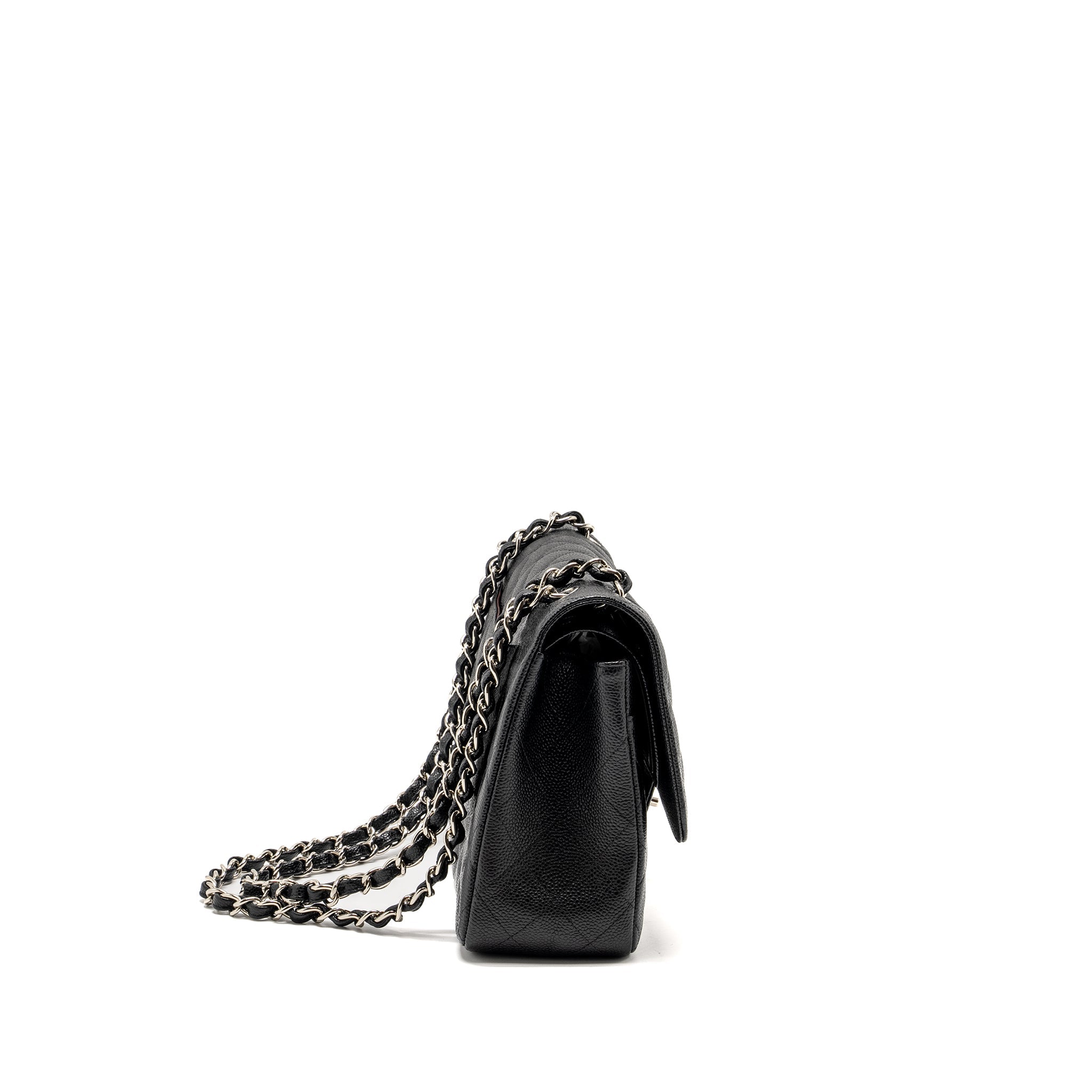 Chanel Jumbo Classic Double Flap Bag Caviar Black
