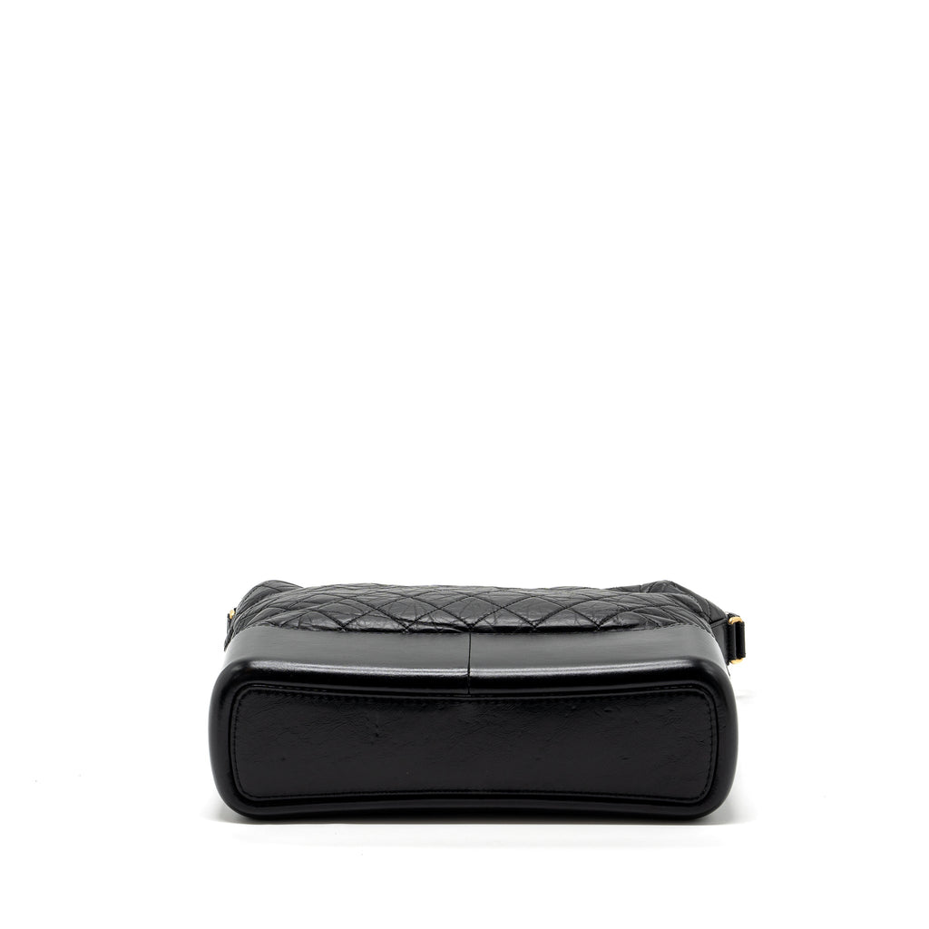 Chanel Maxi Gabrielle Hobo Bag Calfskin Black Multicolour Hardware