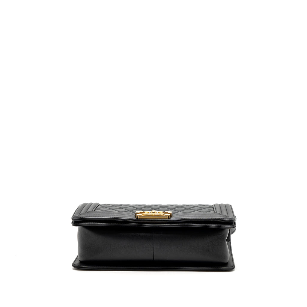 Chanel Medium Boy Bag Calfskin Black