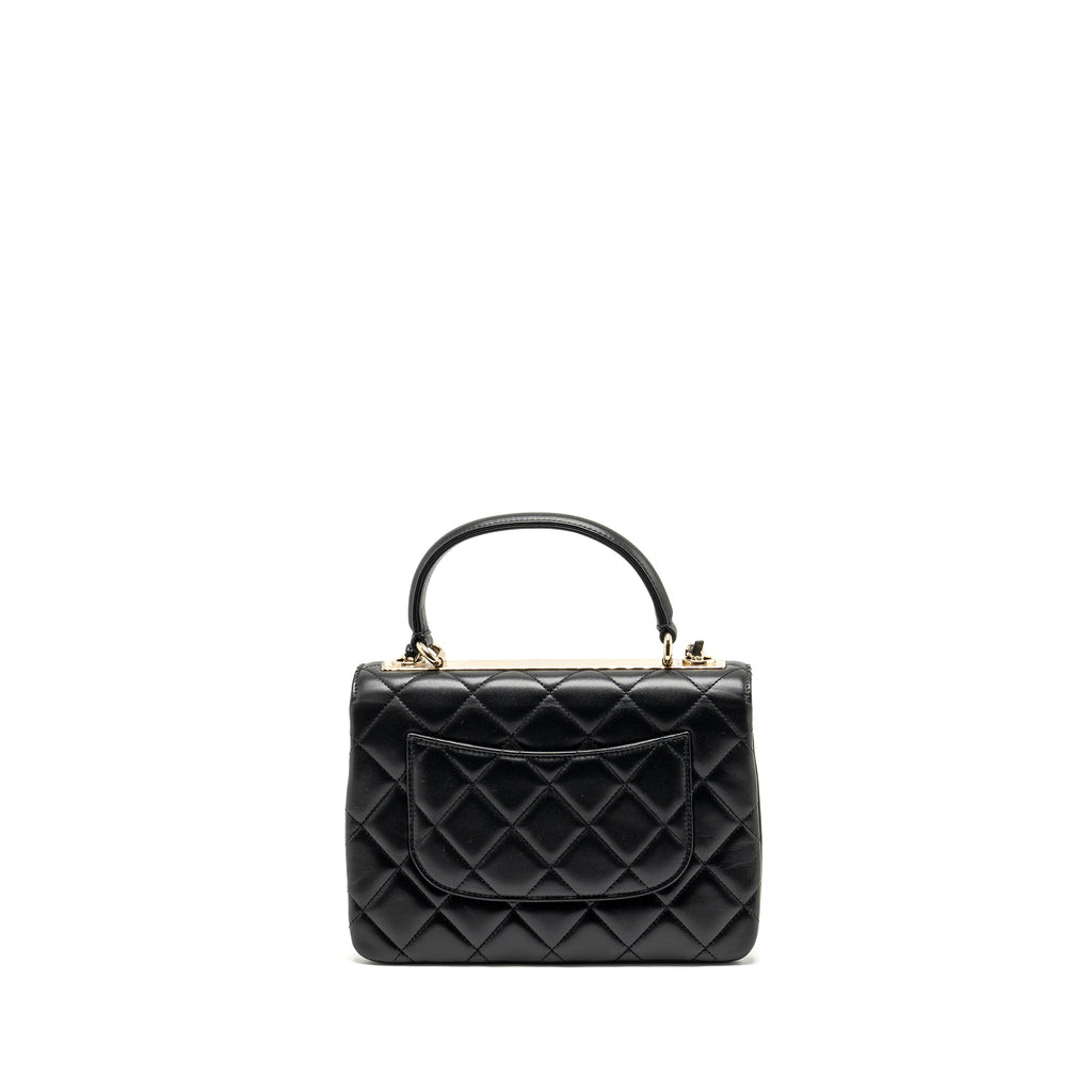 Chanel Small Trendy CC Flap Bag Lambskin Black L (Microchip)