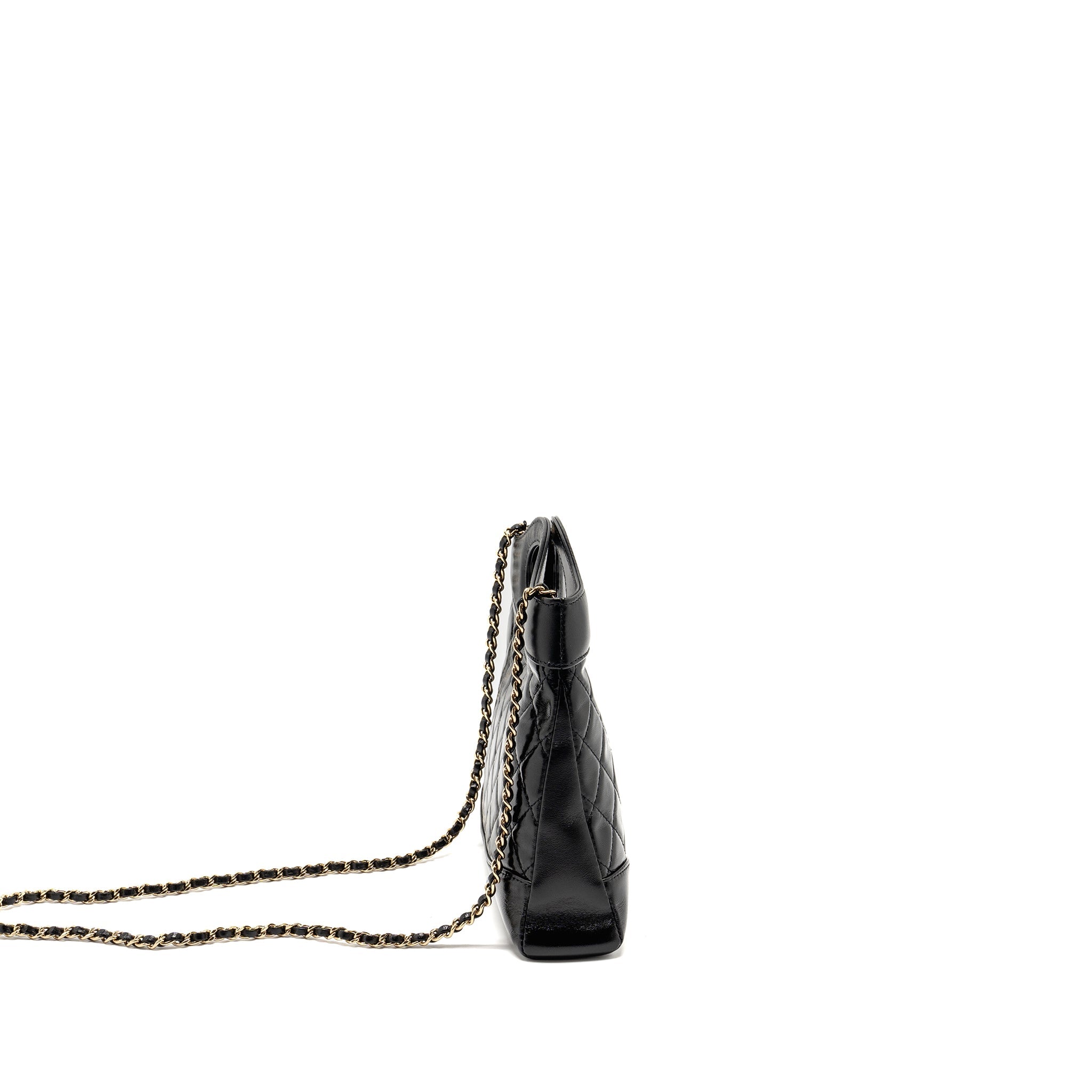 Chanel Mini 31 bag Shiny Calfskin Black L (Microchip)