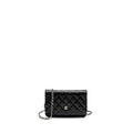 CHANEL Classic Wallet on Chain Caviar Black