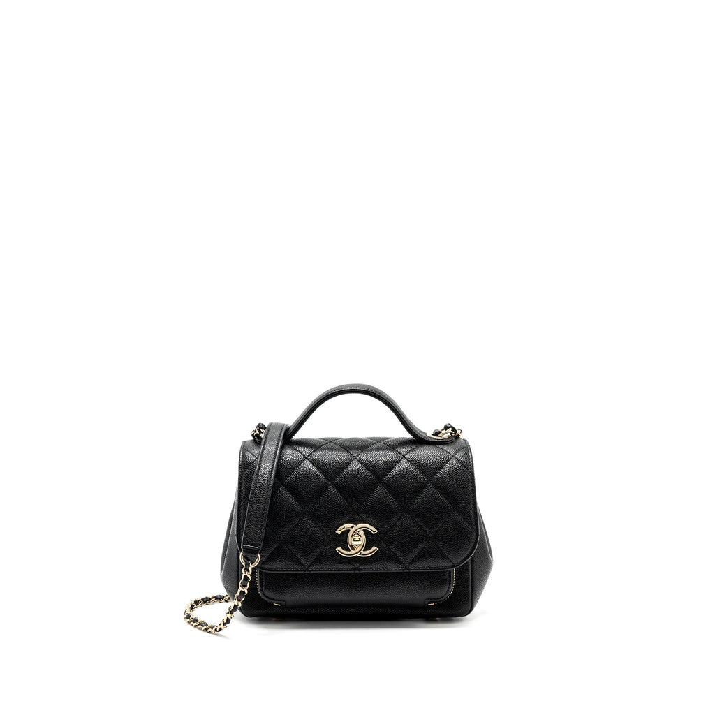 Chanel small business affinity caviar black L (microchip)