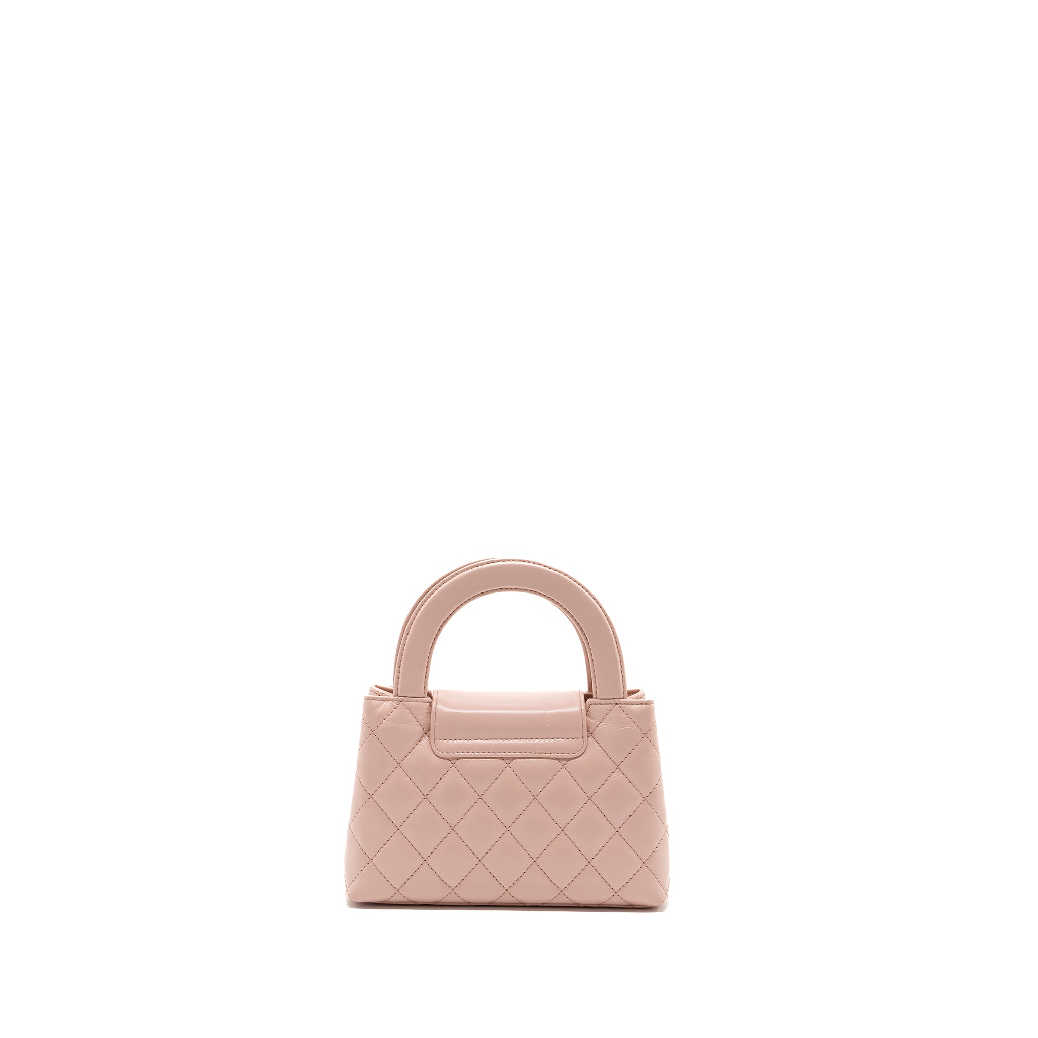 Chanel 23k Mini Shopping Tote Calfskin Light Pink (Microchip)