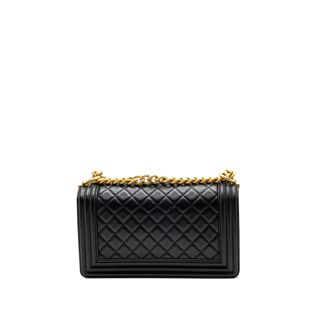 Chanel Medium Boy Bag Calfskin Black