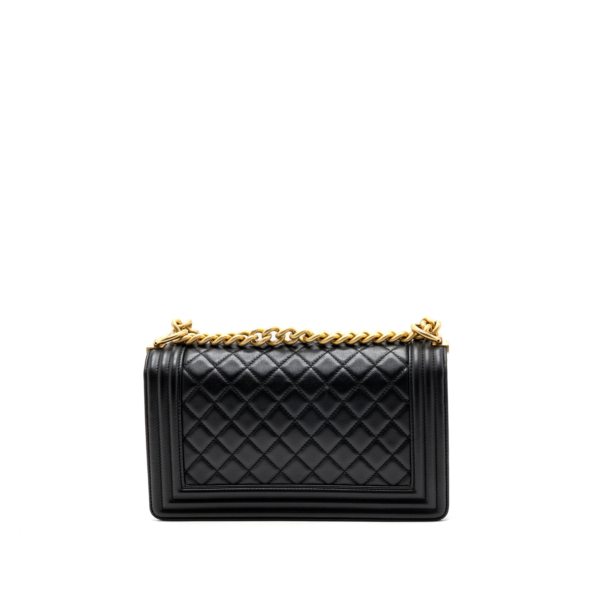 Chanel Medium Boy Bag Calfskin Black
