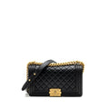 Chanel Medium Boy Bag Calfskin Black