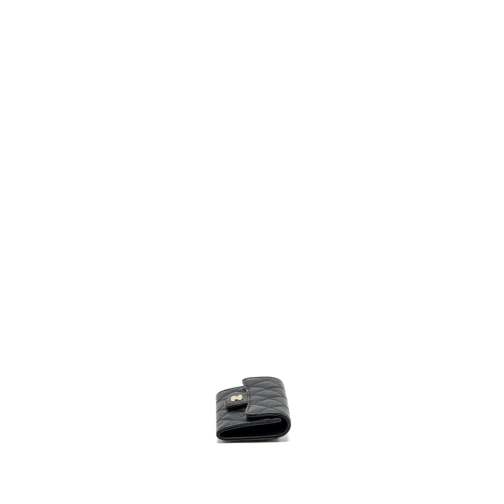 Chanel Classic Flap Card Holder Caviar BLACK  (Microchip)