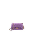 Chanel 22s Pearl Crush Mini Rectangular Flap Bag Lambskin Purple  (microchip)