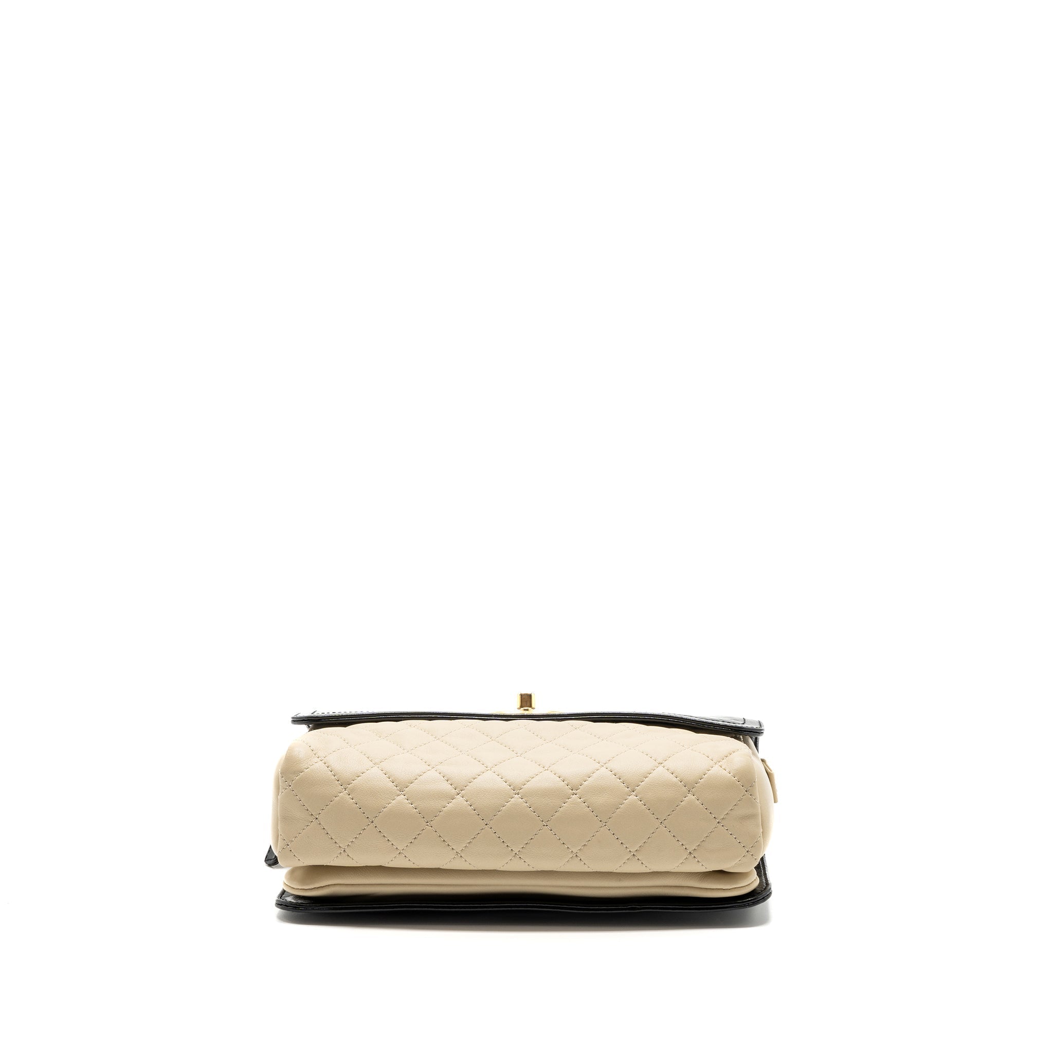 Chanel Medium In The Mix Flap Bag Leather Black/Beige/Cream