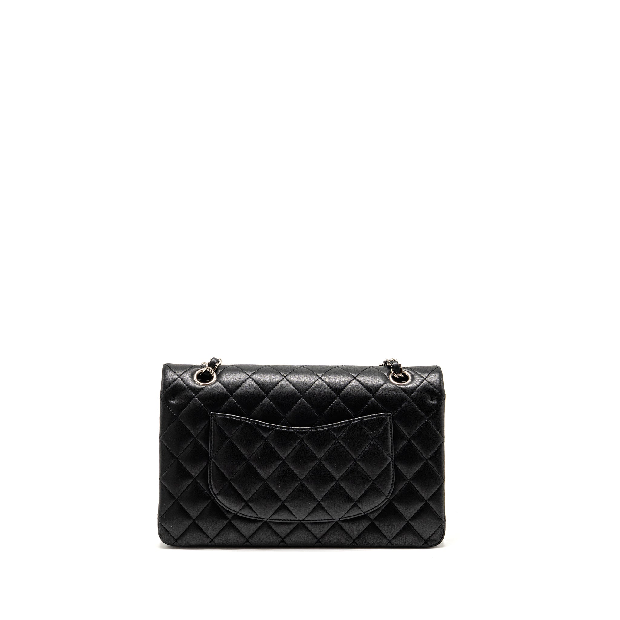 Chanel Medium Classic Double Flap Bag Lambskin BLACK