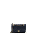 Chanel Seasonal Flap Bag Calfskin Navy