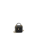 Chanel Top Handle Mini Vanity Lambskin Black