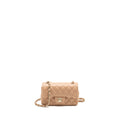Chanel Mini Rectangular Flap Bag Lambskin Light Beige L (microchip)