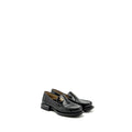 Chanel Size 38.5 CC Logo With Pearl Loafer Patent Black