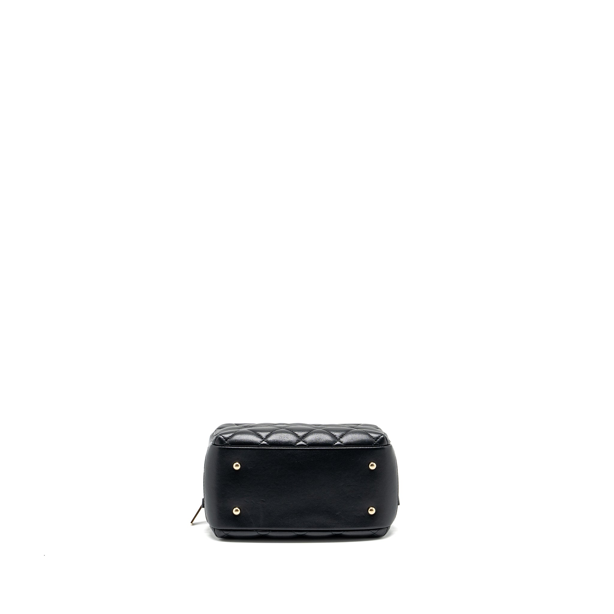 Chanel trendy cc top handle vanity bag lambskin black