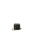 Chanel Pearl Crush mini vanity with chain lambskin black with
