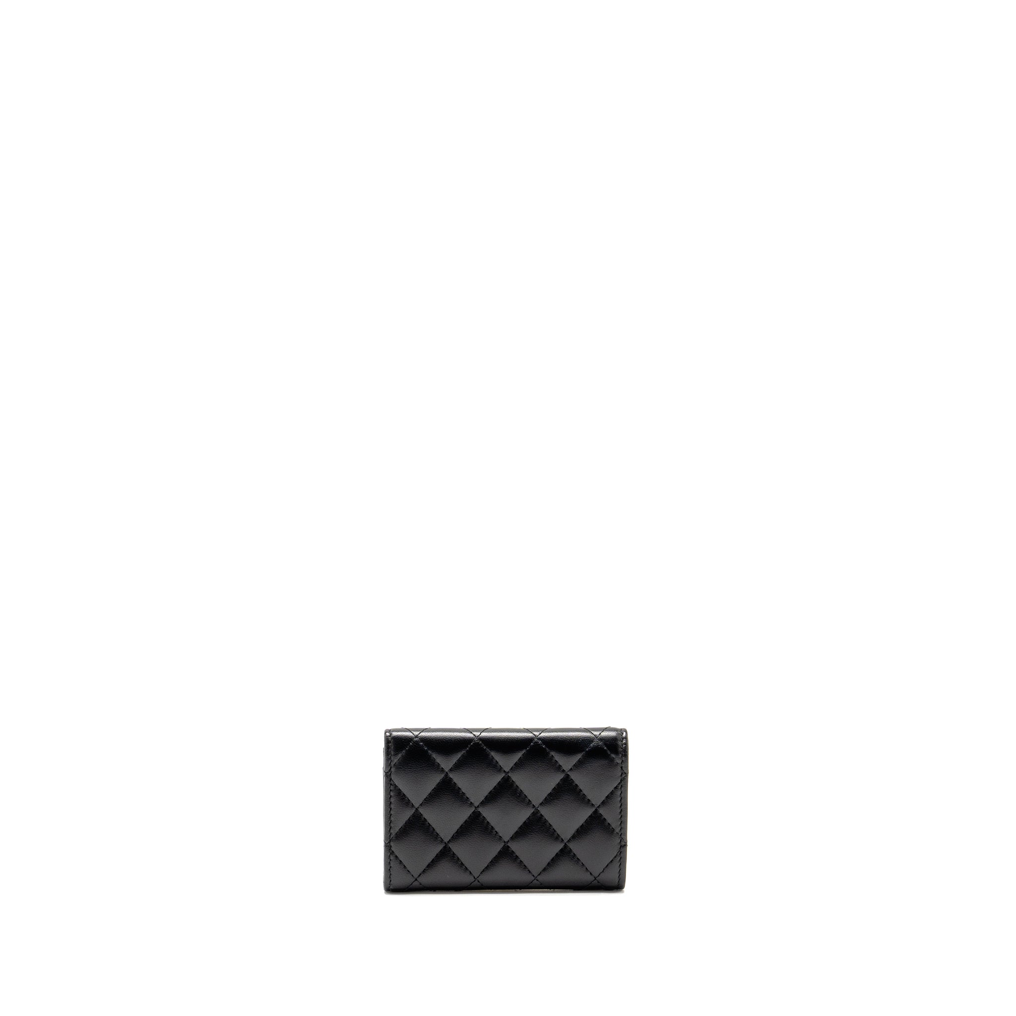 Chanel Classic Flap Card Holder Lambskin Black