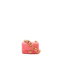 Chanel Mini Funky Town Flap Bag Lambskin Pink  (Microchip)