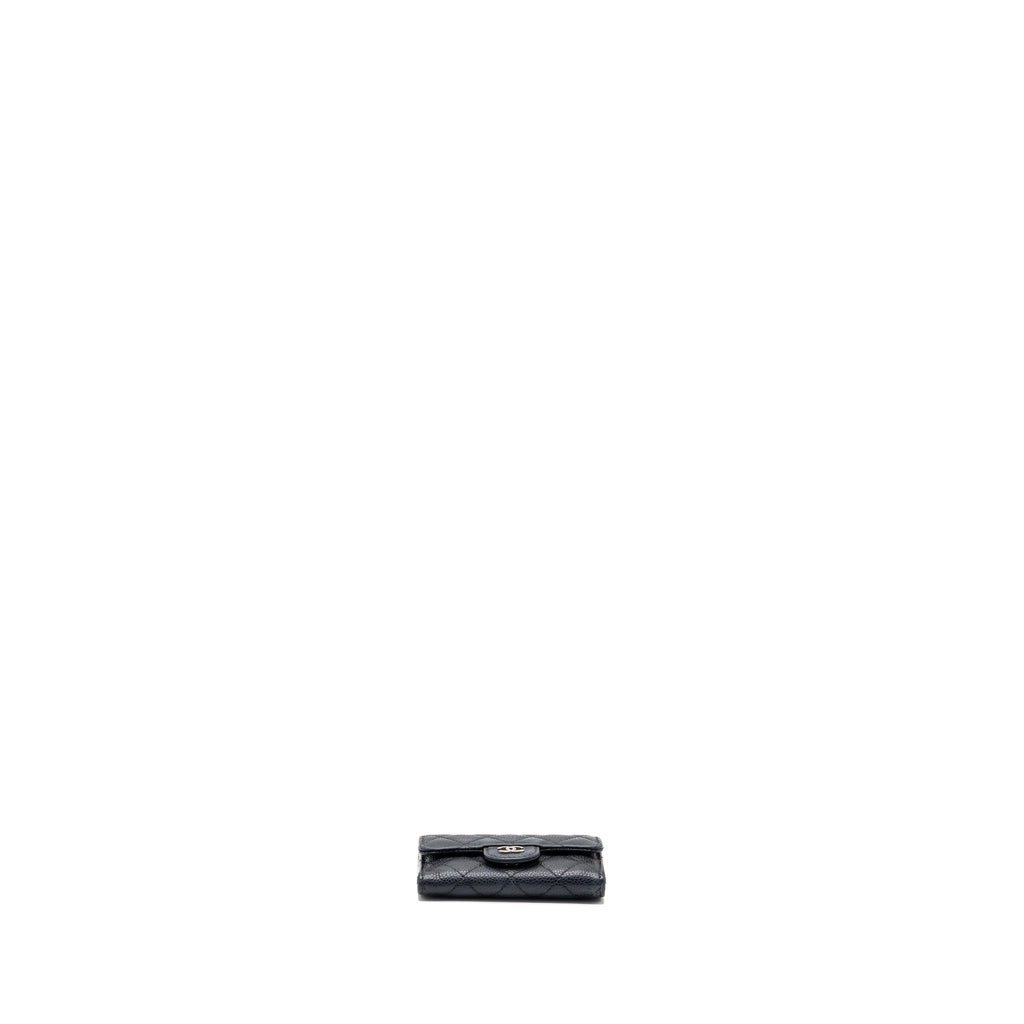 CHANEL CLASSIC FLAP CARD HOLDER CAVIAR BLACK