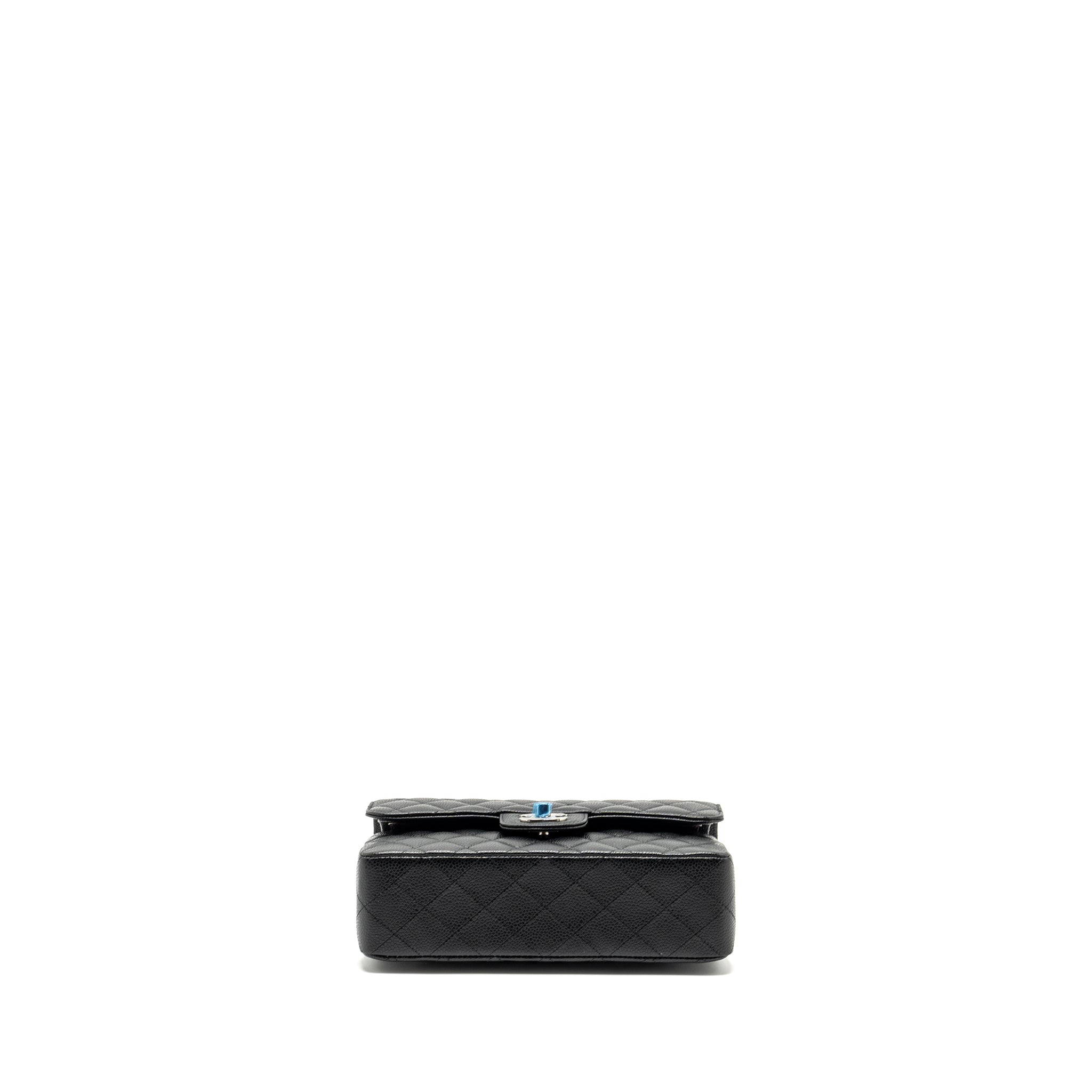 Chanel Small Classic Double Flap Bag Caviar BLACK  (Microchip)