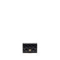 Chanel Classic Flap Card Holder Lambskin Black