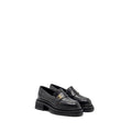 Chanel size 36.5 CC logo loafer Black