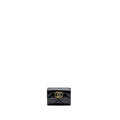 Chanel 19 compact wallet lambskin black  (microchip)