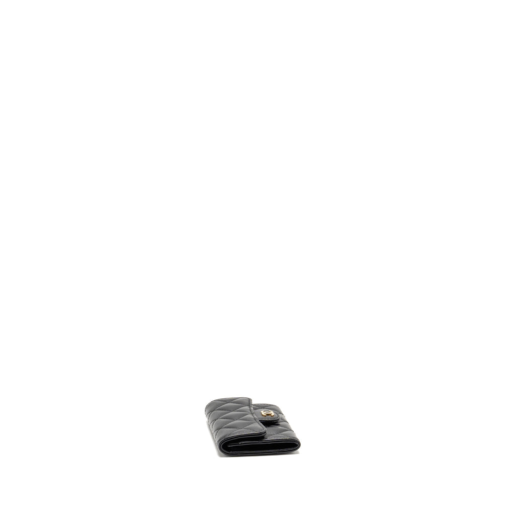 Chanel Classic Flap Card Holder Lambskin Black
