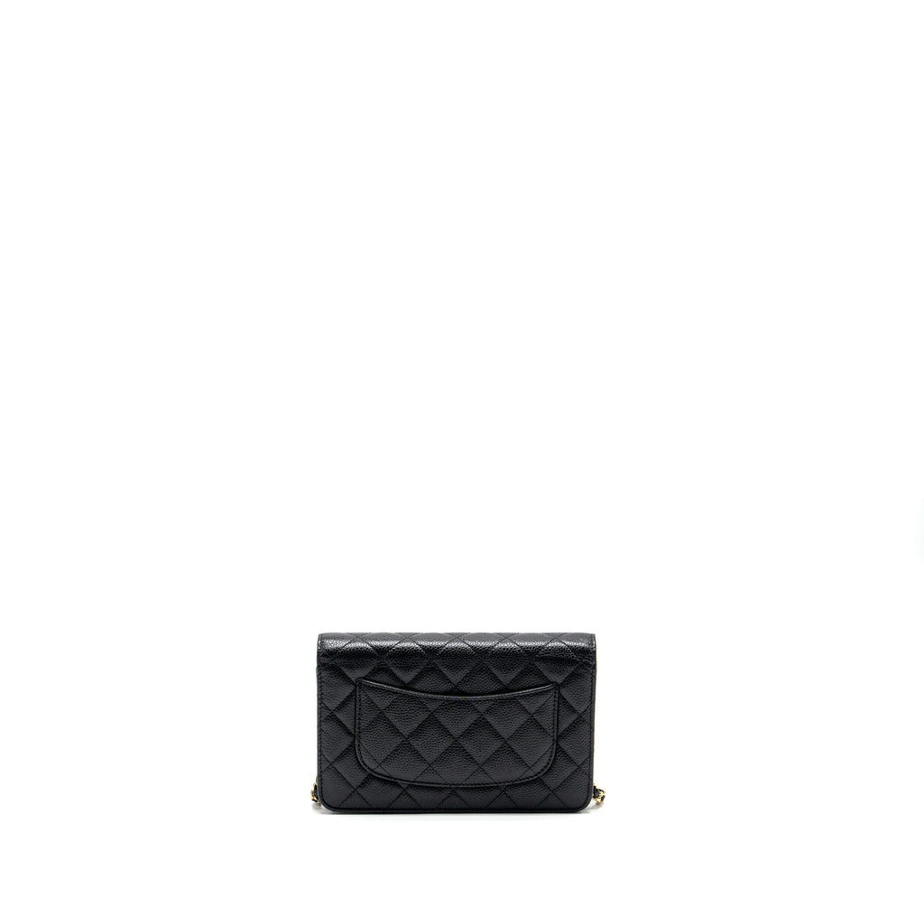 Chanel Classic Wallet On Chain Caviar Black