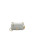 Chanel Pearl Crush Mini Rectangular Lambskin Light Grey Brushed  (Microchip)