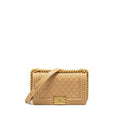 Chanel Medium Boy Bag Caviar Beige