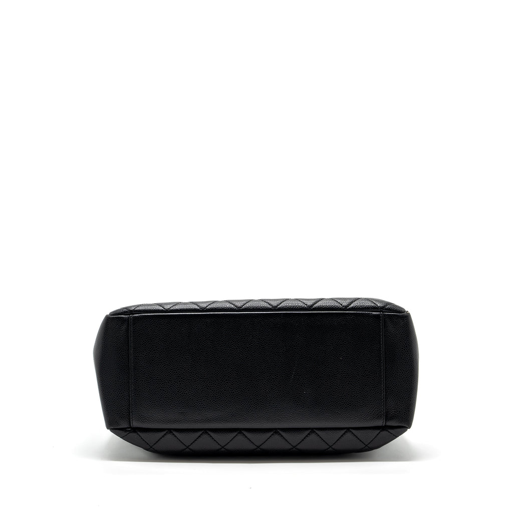 Chanel grand shopping tote bag caviar Black
