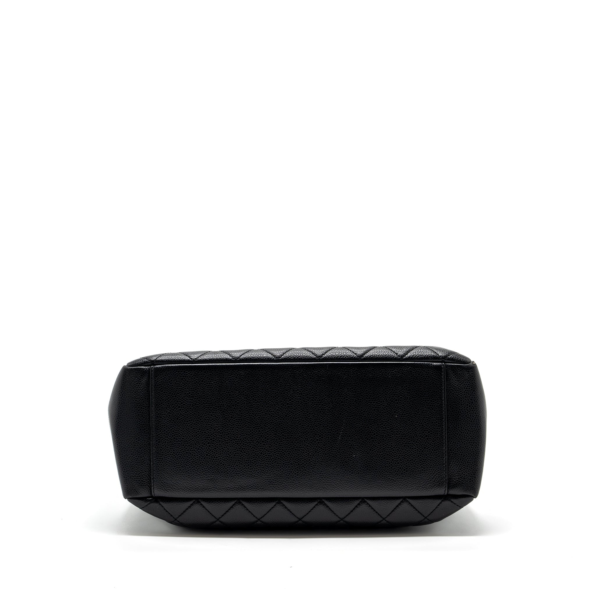 Chanel grand shopping tote bag caviar Black