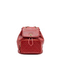 Chanel affinity backpack caviar red