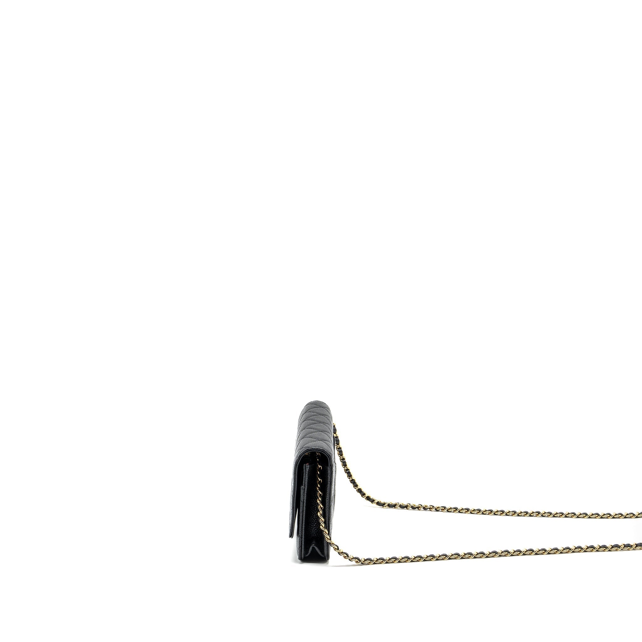 Chanel Classic Wallet On Chain Caviar Black
