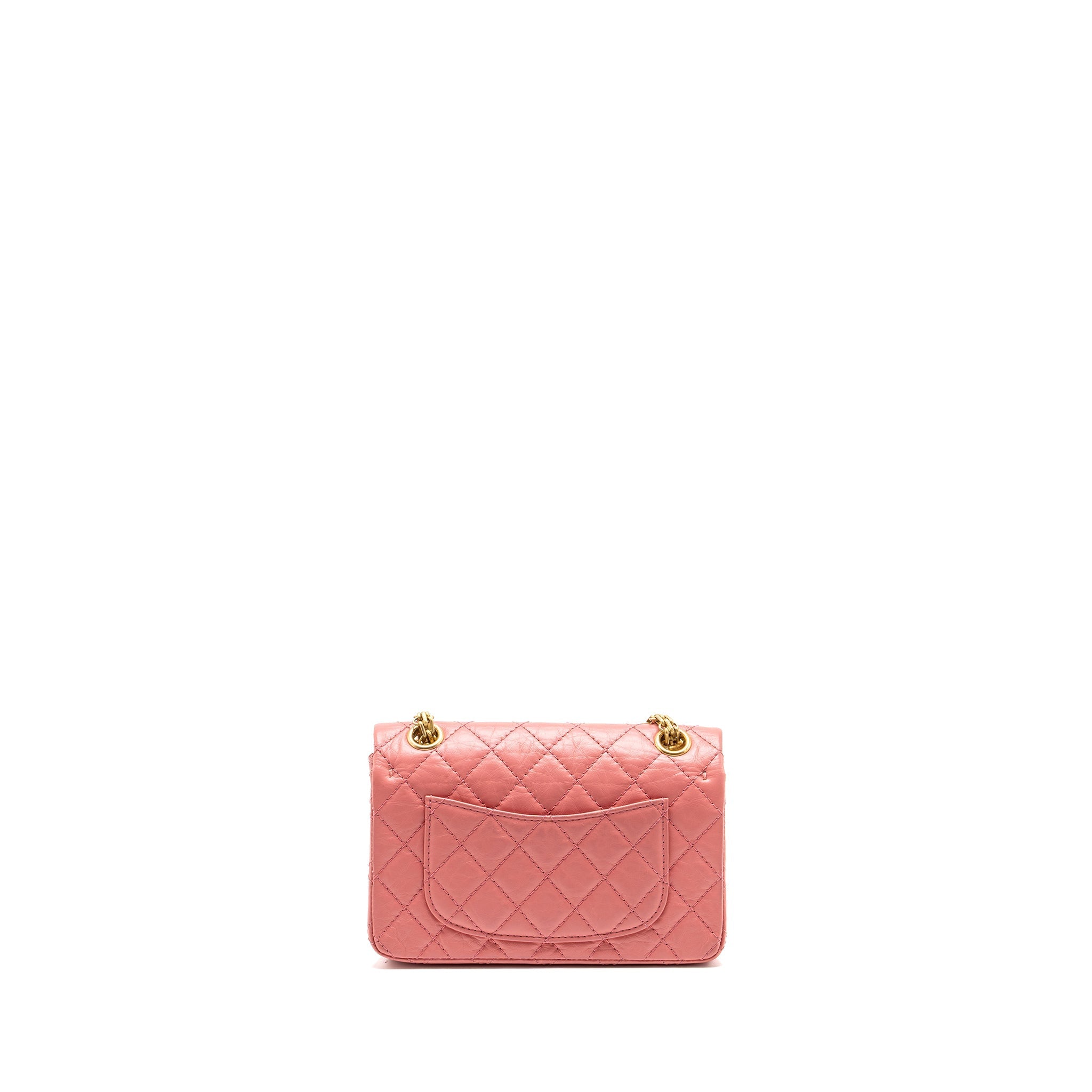 Chanel Mini 2.55 Reissue flap bag calfskin pink