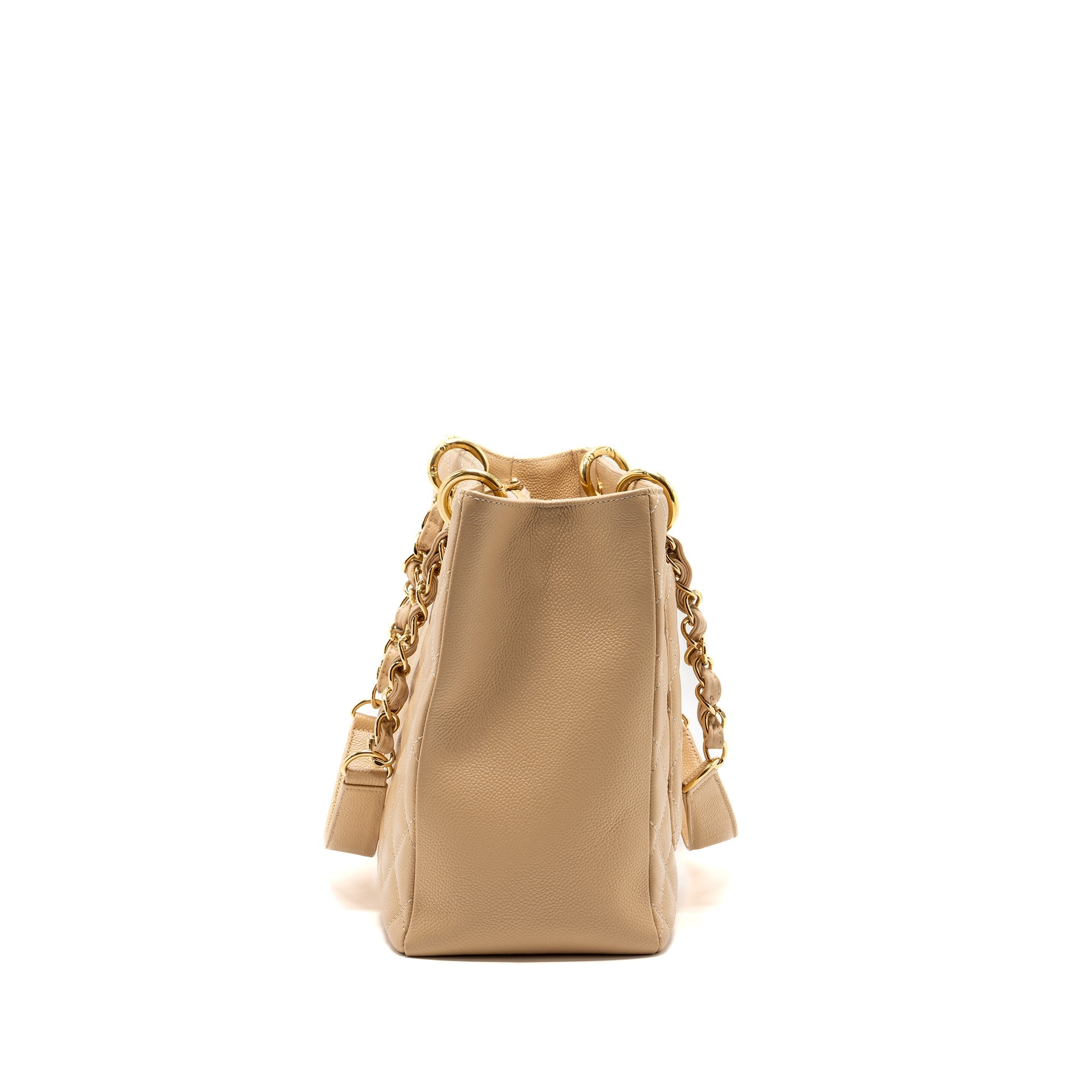 Chanel Grand Shopping Tote Caviar Beige