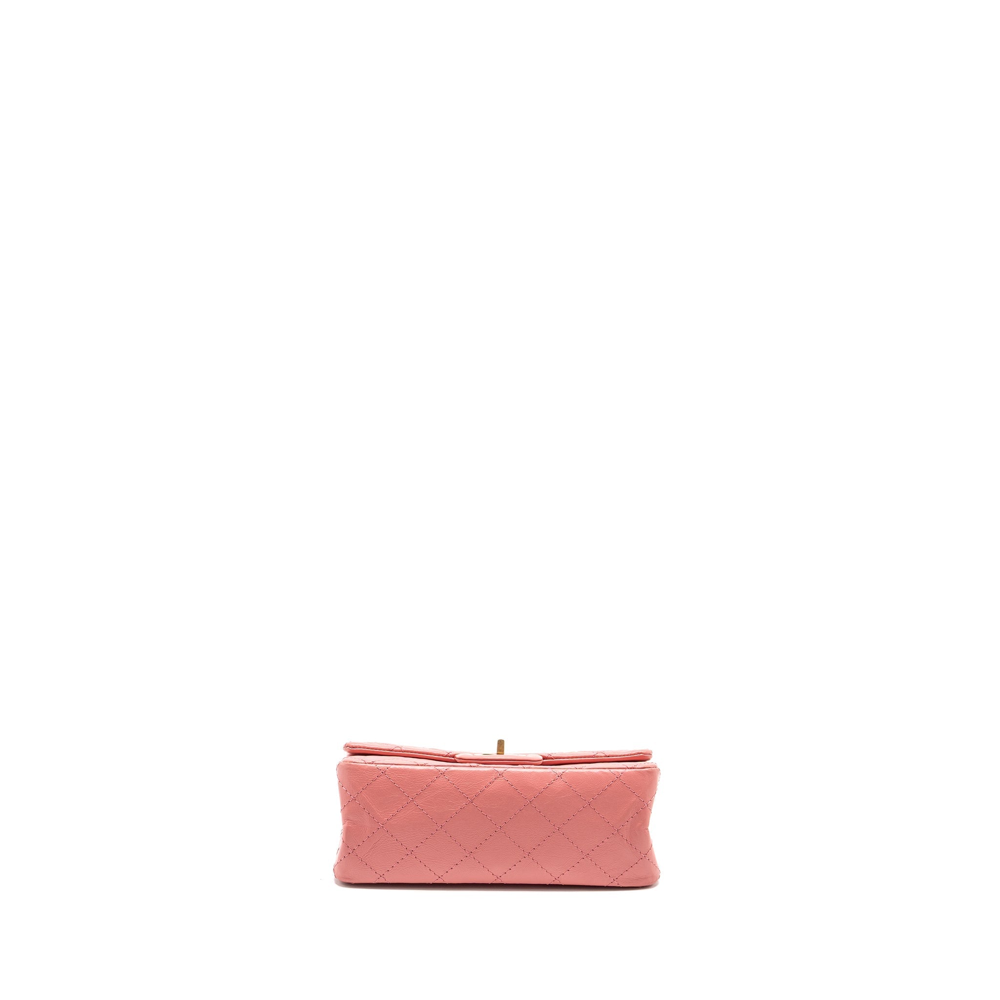 Chanel Mini 2.55 Reissue flap bag calfskin pink