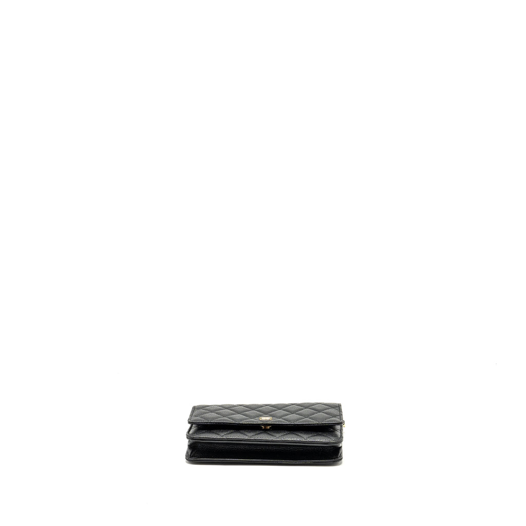 Chanel Classic Wallet on Chain Caviar BLACK  (Microchip)