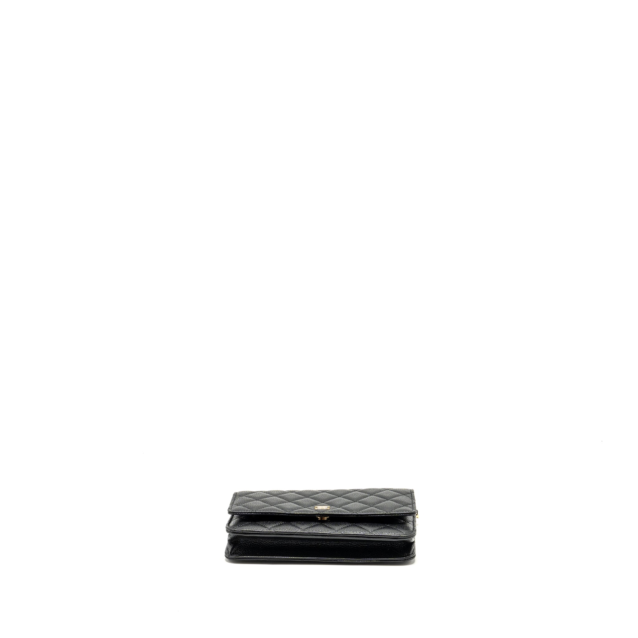 Chanel Classic Wallet on Chain Caviar BLACK  (Microchip)