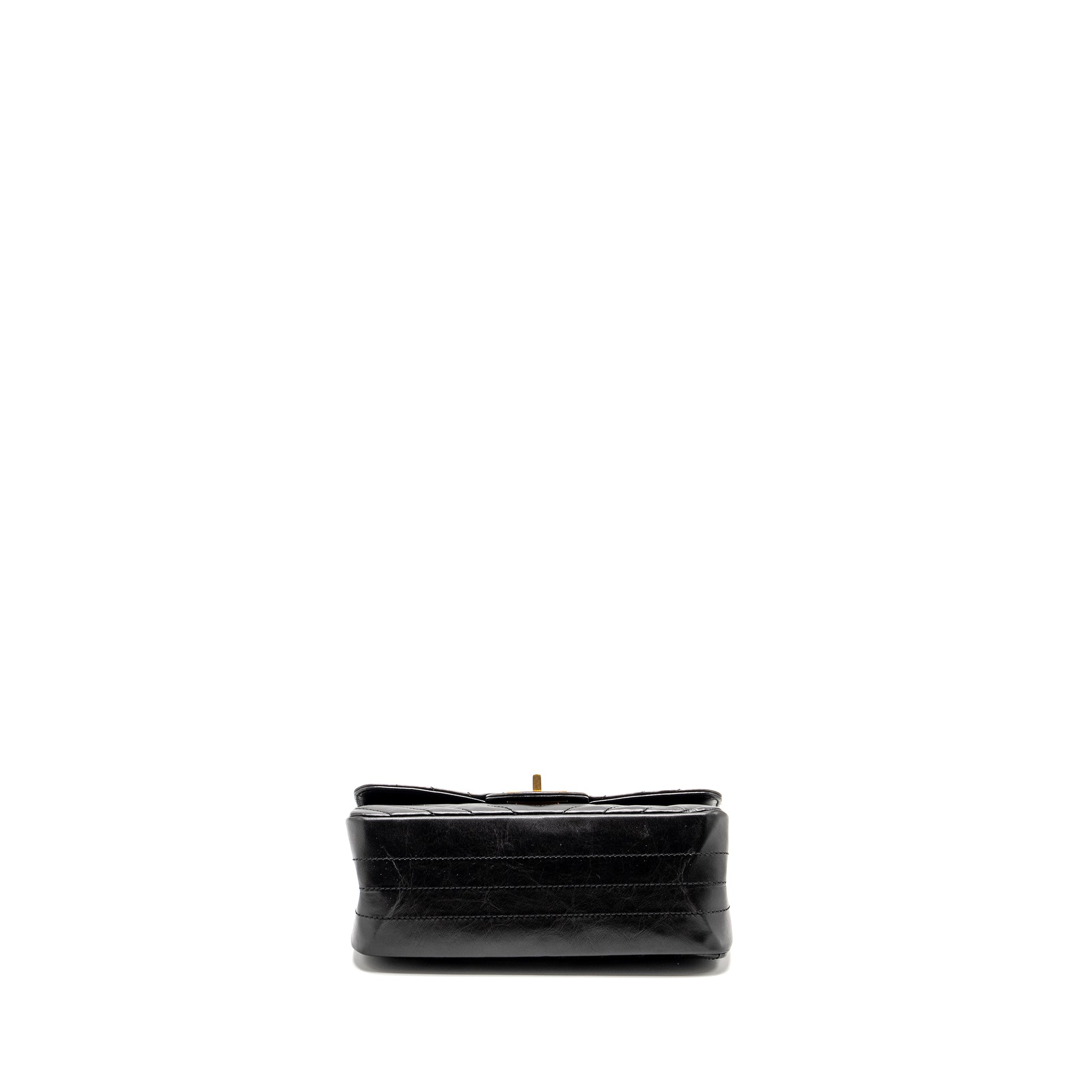 Chanel Mini 2.55 Reissue Chevron Calfskin BLACK  (Microchip)